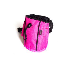 Futterbeutel in knalligen Farben, pink